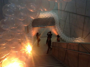 Bubble stair case