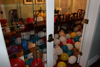 Balloon in Dining Room