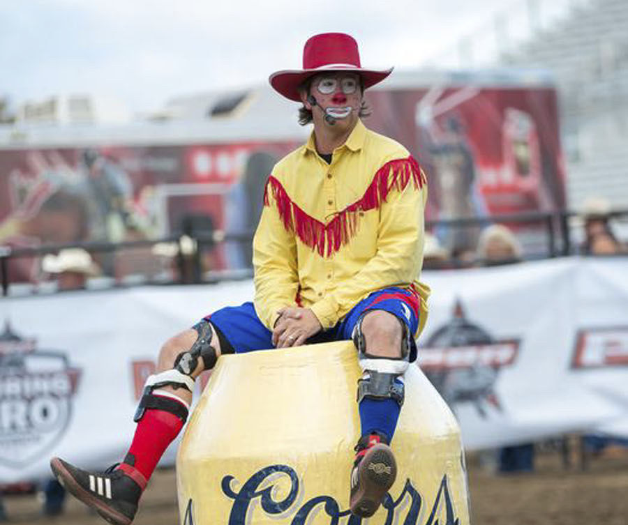 Rodeo Clown - John Harrison - Clown Barrel - TriXtan Entertainment inc.