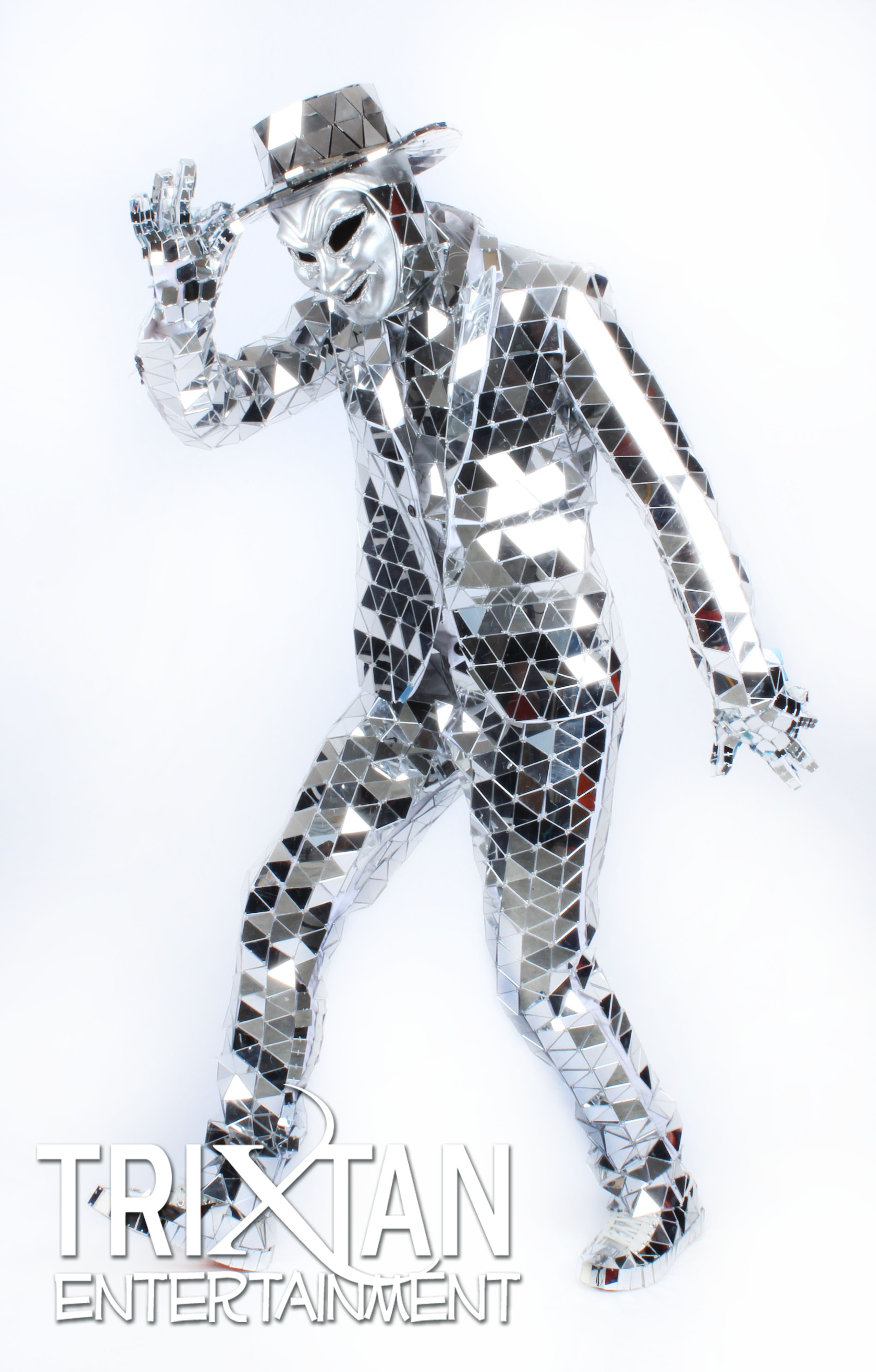 Mirror Man, Disco, Dancer, Glass Costume